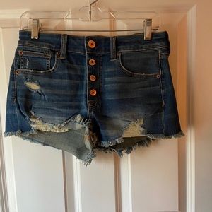 Denim shorts